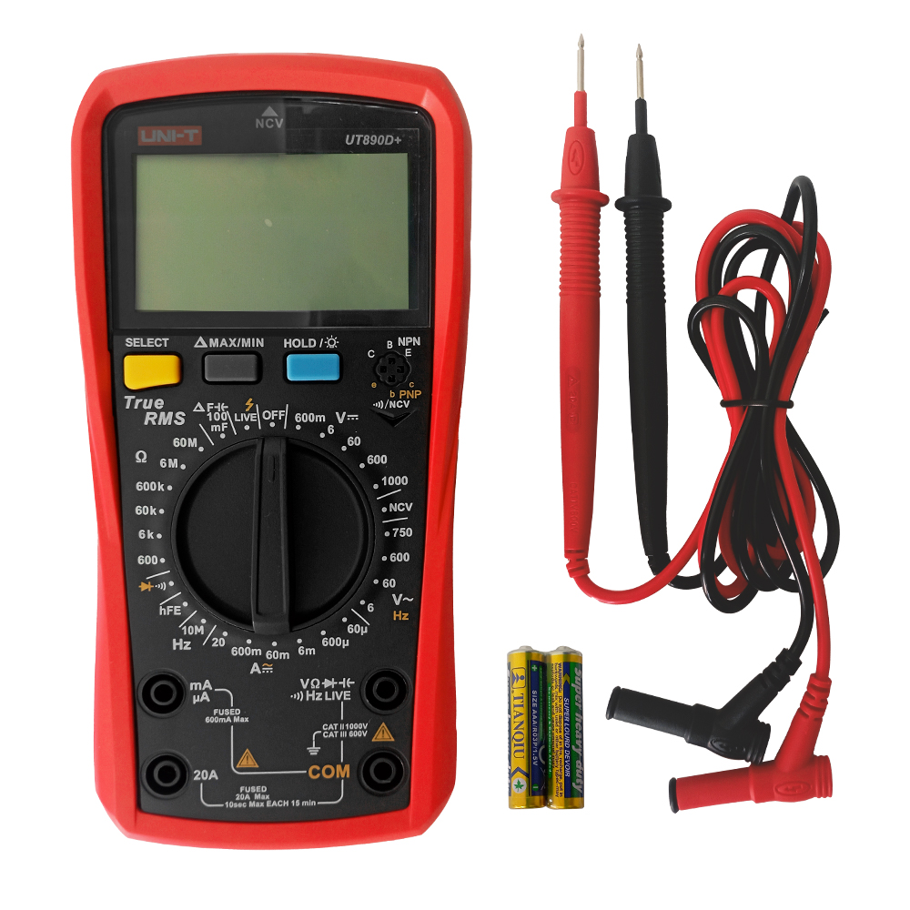 Multímetro Digital True RMS UNI-T UT-890D