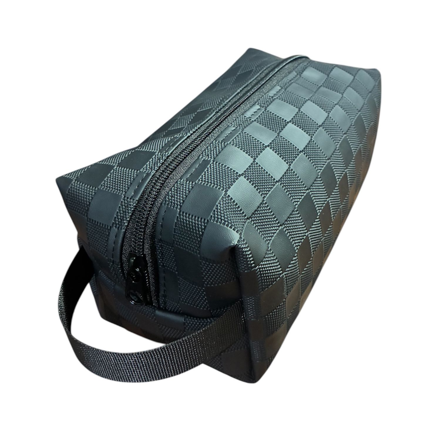 Neceser negro Cuadros Unisex