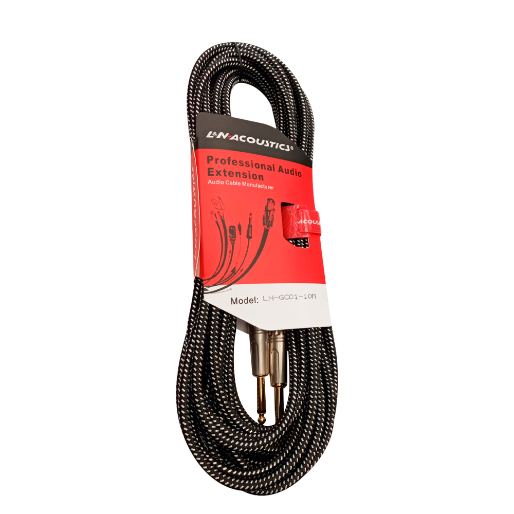 Cable Plug Mono 6.3MM A Plug Mono 6.3MM 10M L&N ACOUSTICS LN-GC01-10M