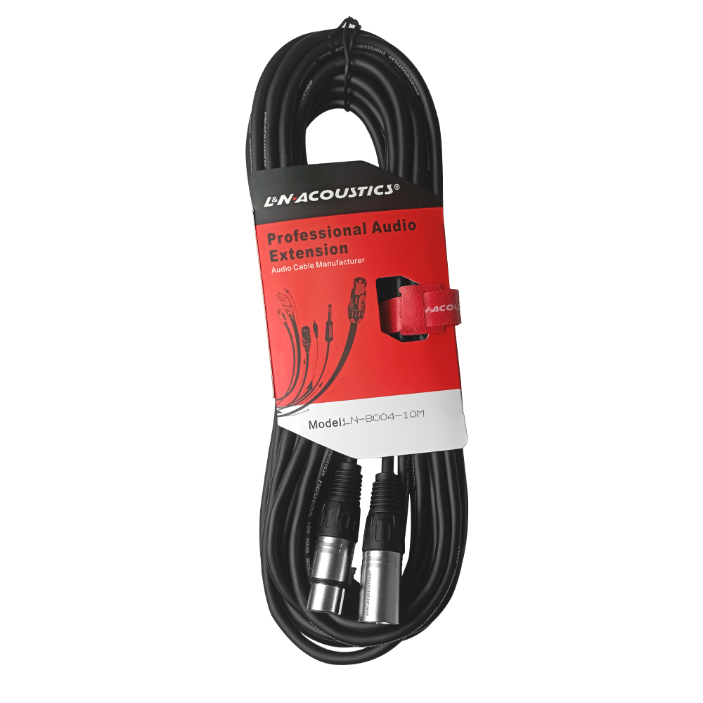 Cable Para Micrófono Plug XLR A Jack XLR 10M L&N ACOUSTICS LN-8004-10M
