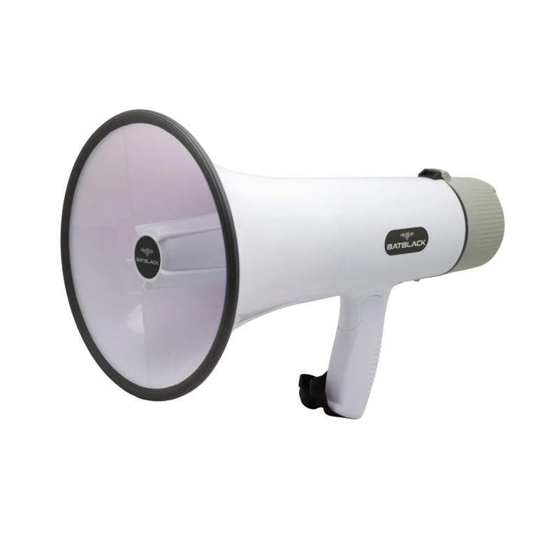 Megáfono Profesional 80W Recargable  Batblack BT-MF90