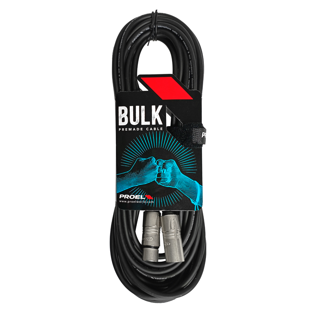 Cable Para Micrófono Plug XLR A Jack XLR 10 M PROEL BULK250LU10