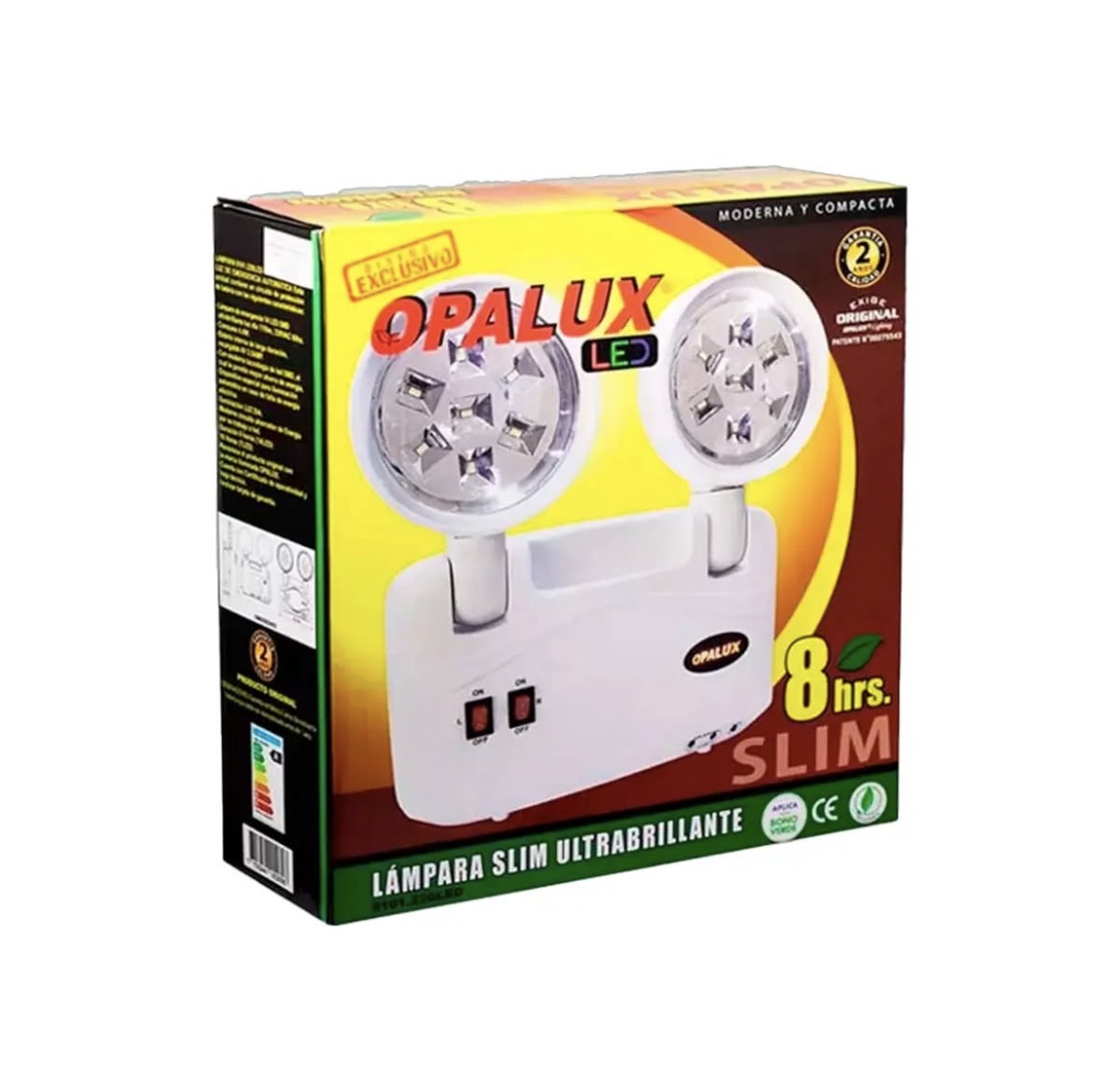 Lámpara de Emergencia Opalux Slim 9101.220 LED