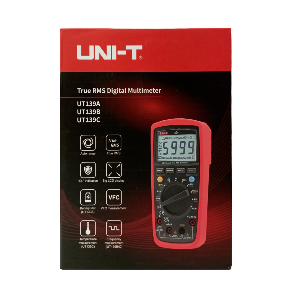 Multímetro Digital True RMS UNI-T UT-139A