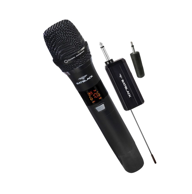 Micrófono Inalámbrico UHF Recargable Batblack BT-LR51