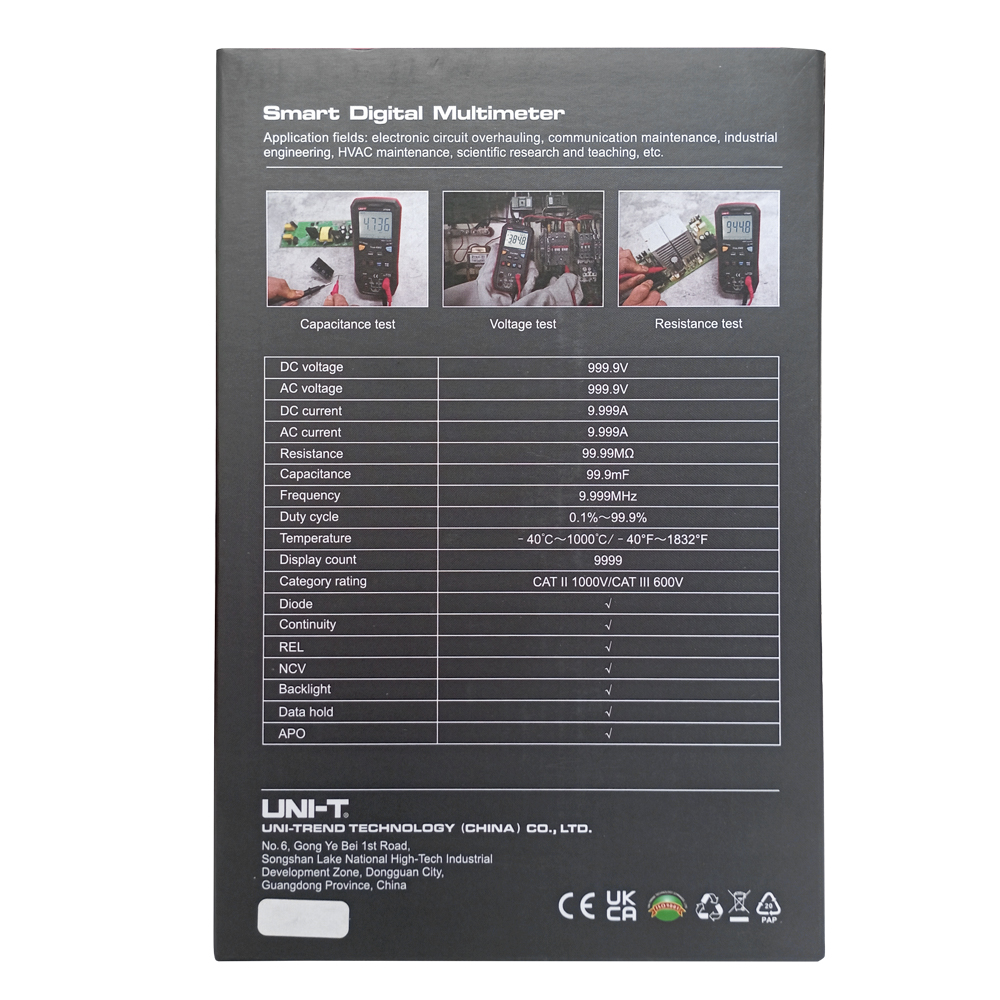 Multímetro Digital True RMS UNI-T UT-60S