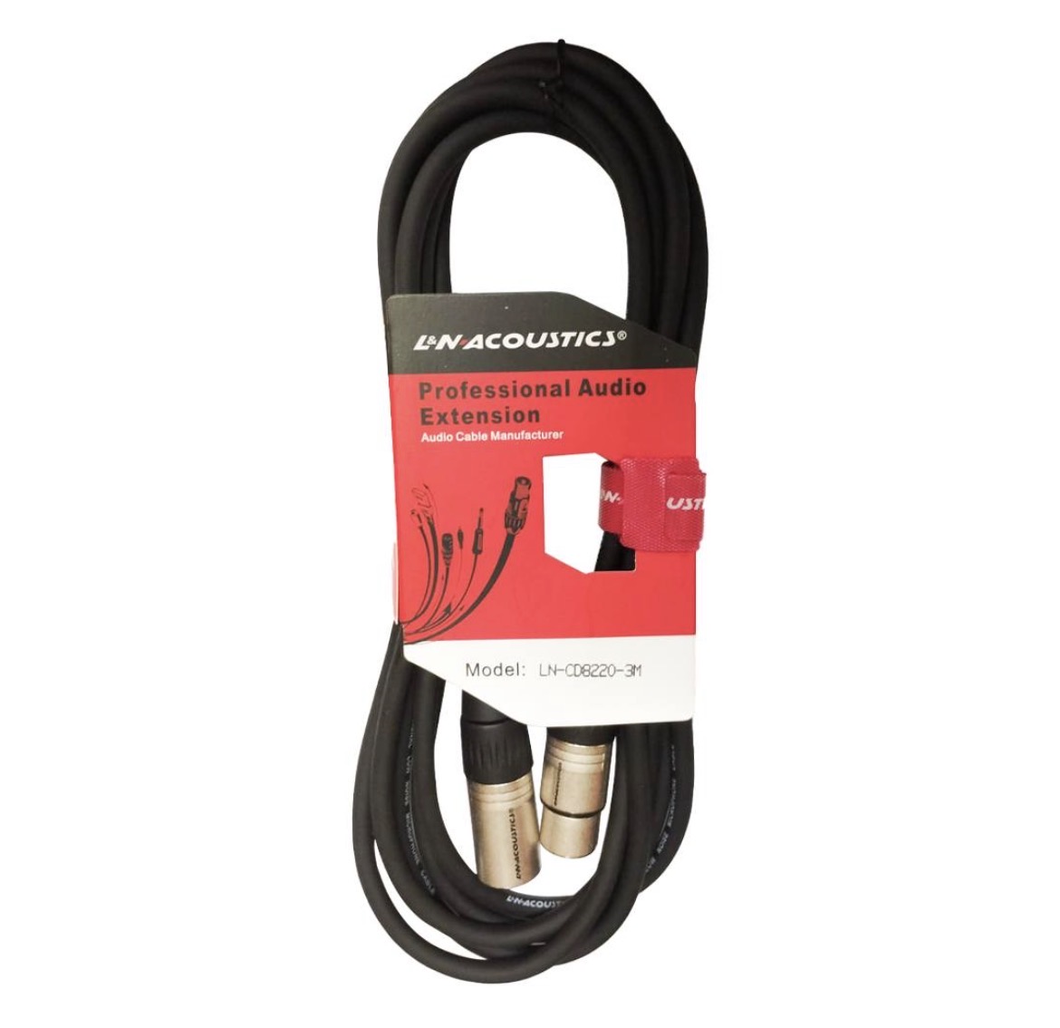 CABLE PLUG XLR BK-SL A JACK XLR BK-SL 3M L&N-ACOUSTICS